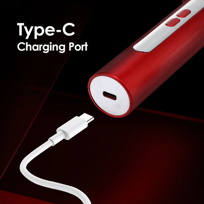 Electric Microcurrent Massage Comb – 660nm Red Light Hair Growth & Scalp Massager for Hair Care, Relaxation & Blood Circulation