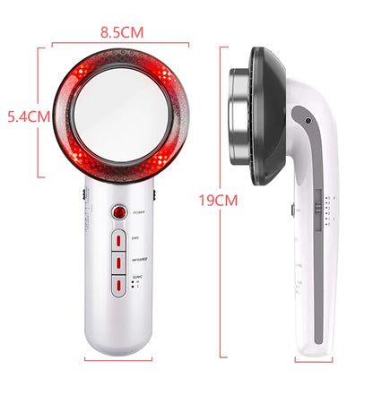 3-in-1 Ultrasonic Body Slimming & Weight Loss Massage Device – Microcurrent, Infrared & Electric Therapy