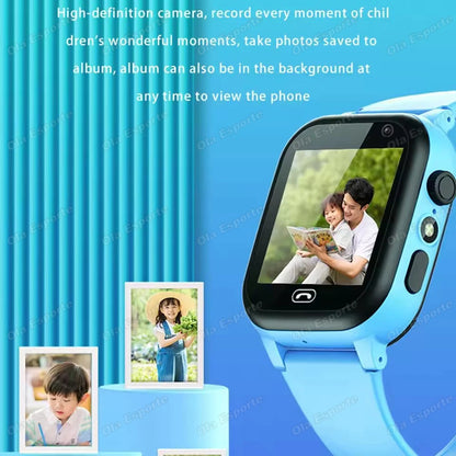 Kids 4G Smart Watch SIM Card Phone SOS Call Camera GPS Touch Screen Watch