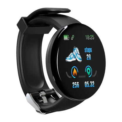 XMSJ Smart Watch Fitness Tracker | Heart Rate & Sleep Monitor | Activity Tracker | Round Touch Screen | Android & iOS