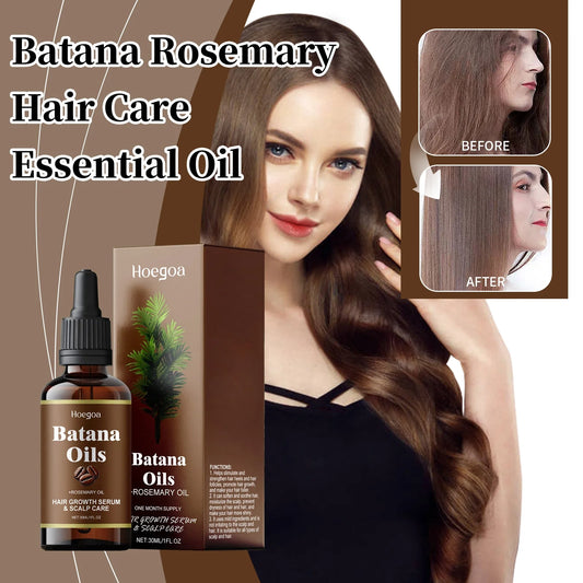 Batana & Rosemary Hair Growth Oil – Nourishing & Moisturizing Treatment to Reduce Hair Loss, Repair Split Ends, and Improve Hair Quality