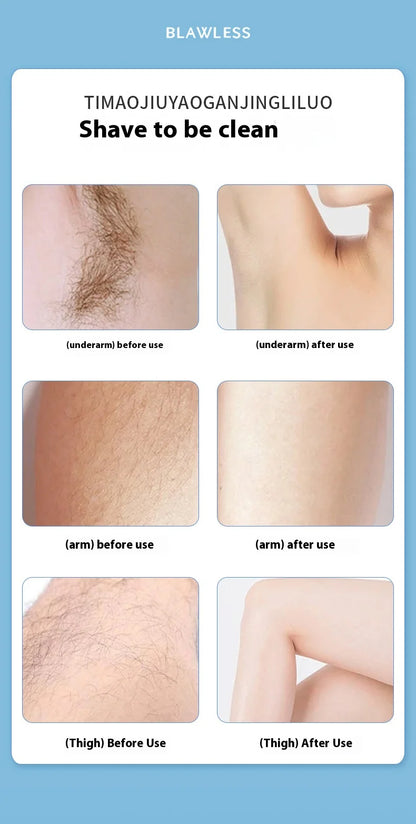 Electric Hair Trimmer for Women – Waterproof, Painless Razor for Bikini, Arms, Legs, and Face Hair Removal