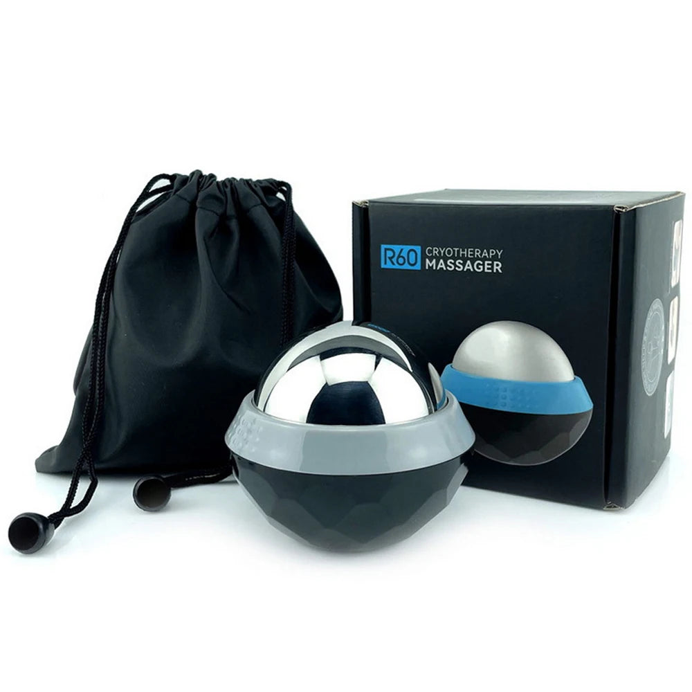 DUTRIEUX Hot & Cold Massage Ball Trigger Point Roller for Back Neck Foot Muscle Relief