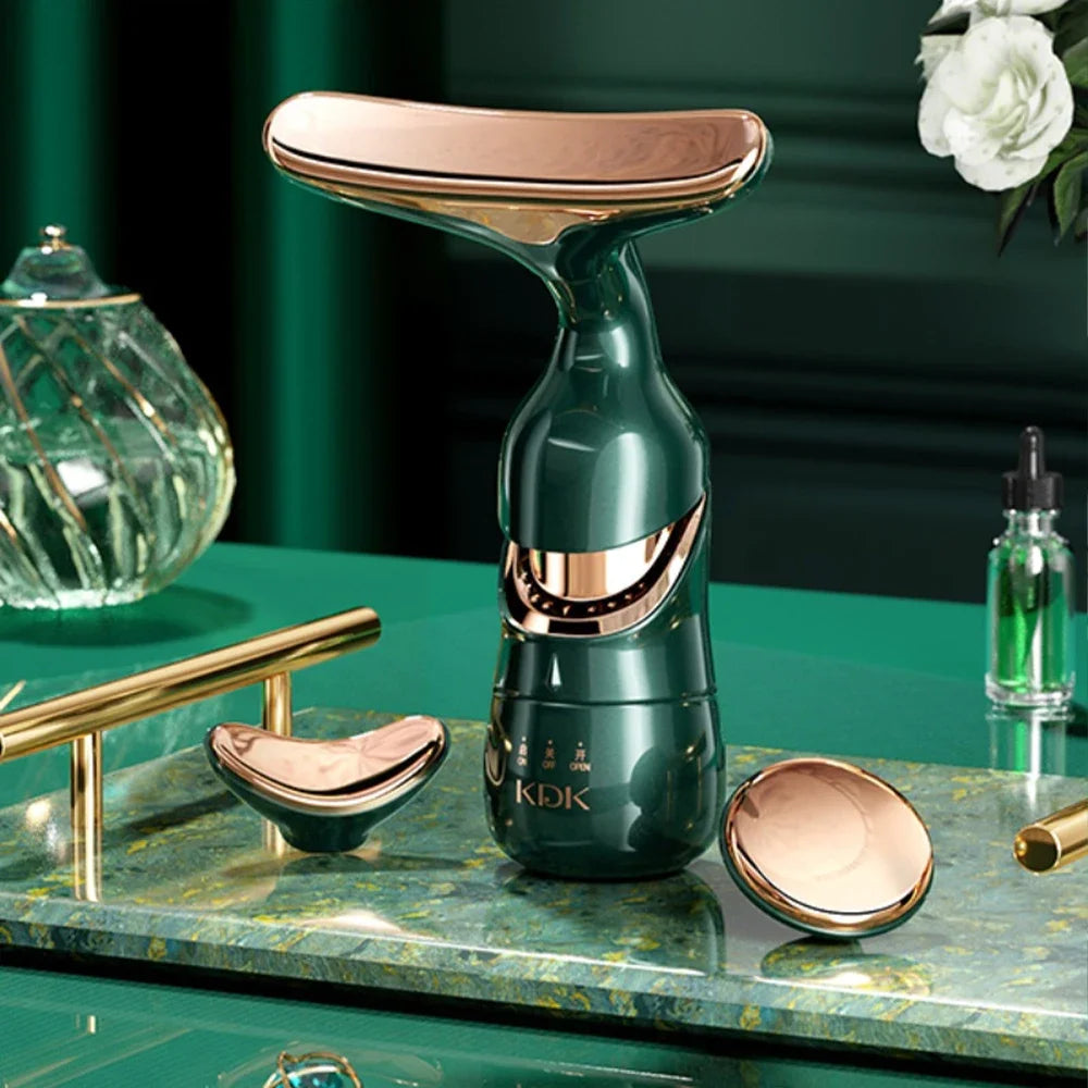 3-in-1 Facial Beauty Massager – Skin Toning Tool for Face, Neck & Eyes