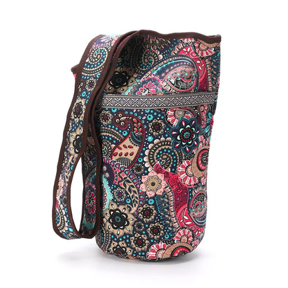 Large Yoga Mat Bag Women Gym Tote – Canvas Fitness Shoulder Bag with Zipper Pockets, Travel Sports Carry Bag (No Mat)