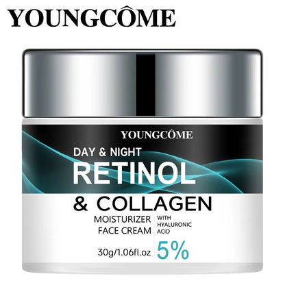 YOUNGCOME Retinol Cream – Anti-Aging Face Moisturizer for Skin Elasticity, Radiance & Texture Improvement