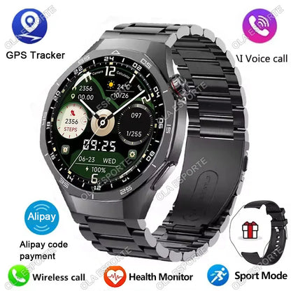 Smart Watch GPS NFC Bluetooth Call 1.52" HD Fitness Tracker Android iPhone