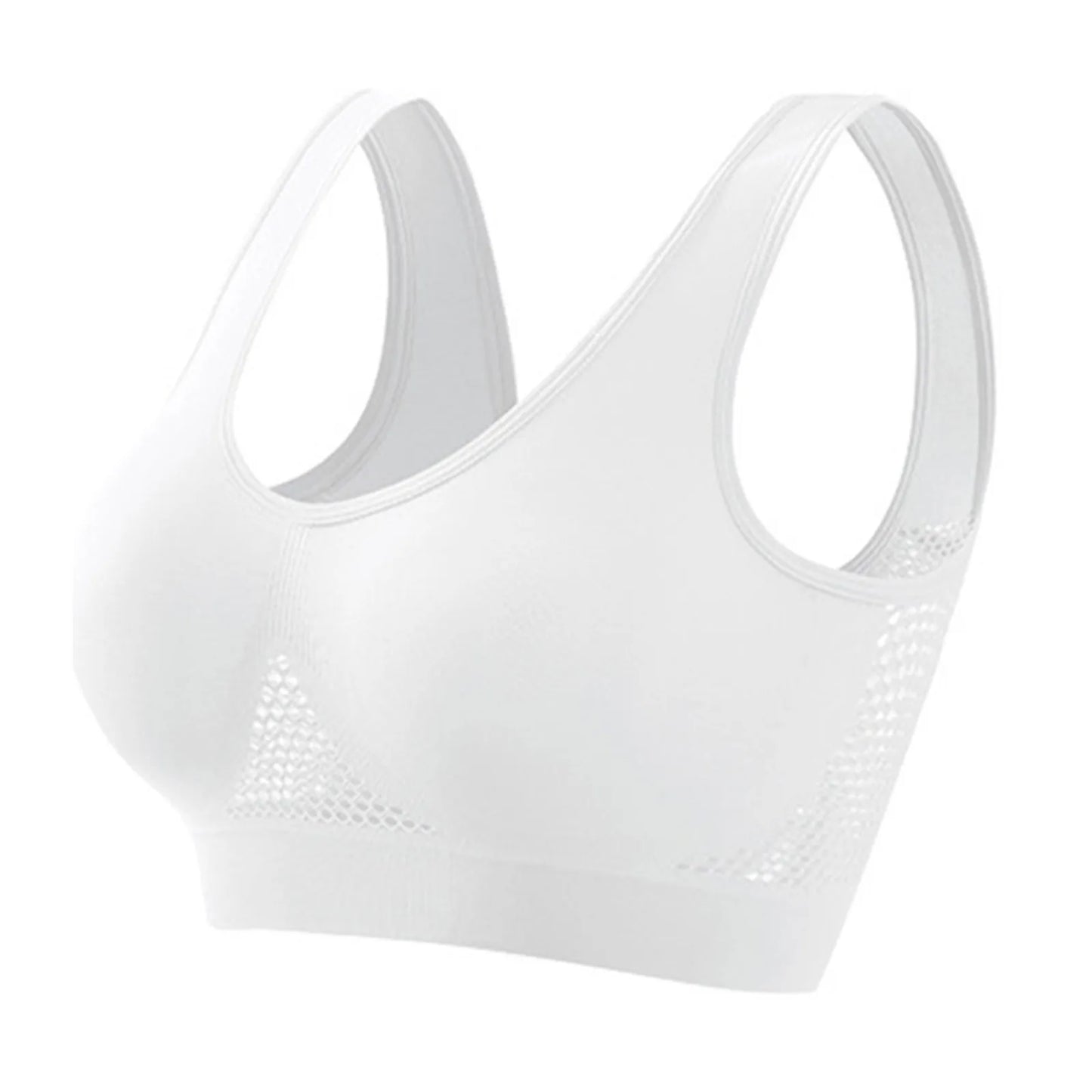 Women’s Sports Bra – Breathable Support Yoga & Running Bra, Soft Shock-Absorbing Fitness Top (No Underwire)