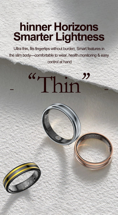 Smart Ring Fitness Tracker Heart Rate Sleep Monitor Waterproof for Android iOS
