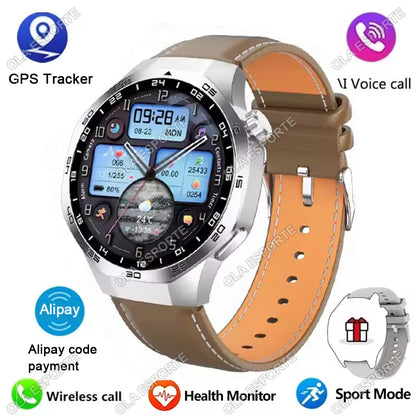 Smart Watch GPS NFC Bluetooth Call 1.52" HD Fitness Tracker Android iPhone