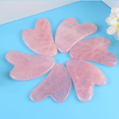 Natural Jade Gua Sha Facial Massage Tool – Face & Neck Beauty Scraping Stone, Manual Skin Care Tool