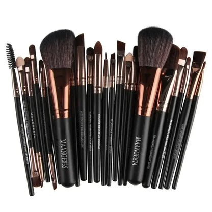 Premium Quality 3/13/22PCS Professional Makeup Brush Set – Cosmetic Brush Kit for Eyeshadow, Eyeliner & Face Makeup