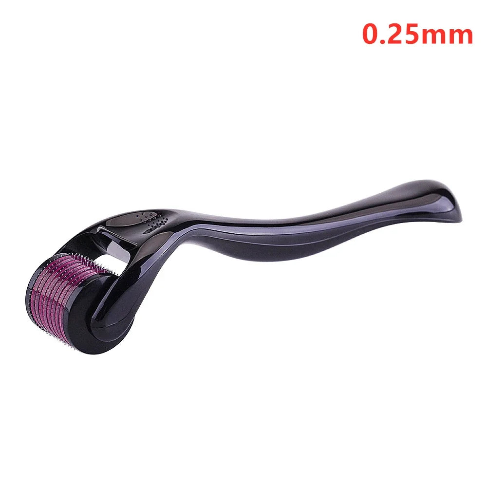 540 Needle Derma Roller 0.2–0.3mm Microneedle Tool for Face, Beard & Body Skin Care