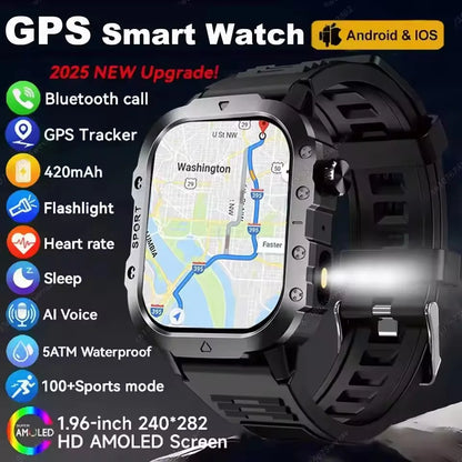 Men’s & Women’s Smart Watch – Fitness Tracker with Heart Rate, Sleep Monitor, Waterproof & Bluetooth Calls for iOS & Android