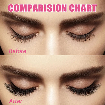 200 PCS Cluster Eyelashes with Lash Bond & Seal – DIY Lash Extension Kit with Glue and Accessories