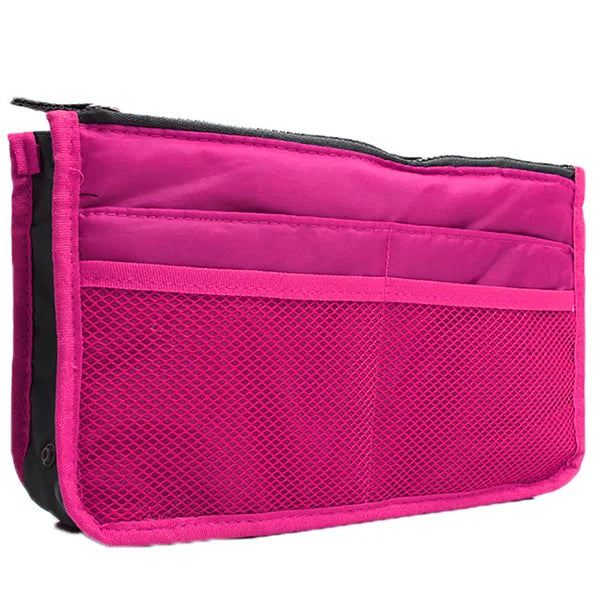 Multi-Color Handbag Organizer Insert – Travel Makeup Bag & Cosmetic Storage Tote for Women