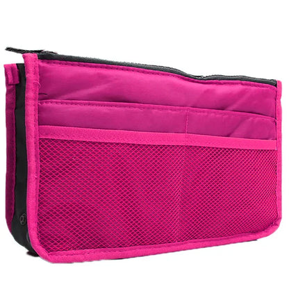 Multi-Color Handbag Organizer Insert – Travel Makeup Bag & Cosmetic Storage Tote for Women