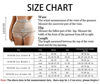 Women’s High Waist Shapewear Shorts Tummy Control Body Shaper Panties Slimming Underwear