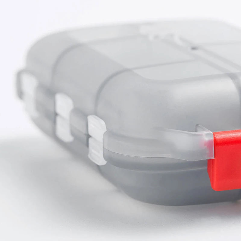 Weekly Pill Organizer Box – 7 Day Portable Travel Medicine Case with 14 Compartments for Pills, Vitamins & Supplements