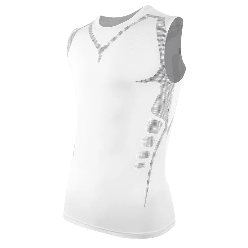 Men's Compression Tank Top Sleeveless Shaping Vest Quick Dry S-2XL