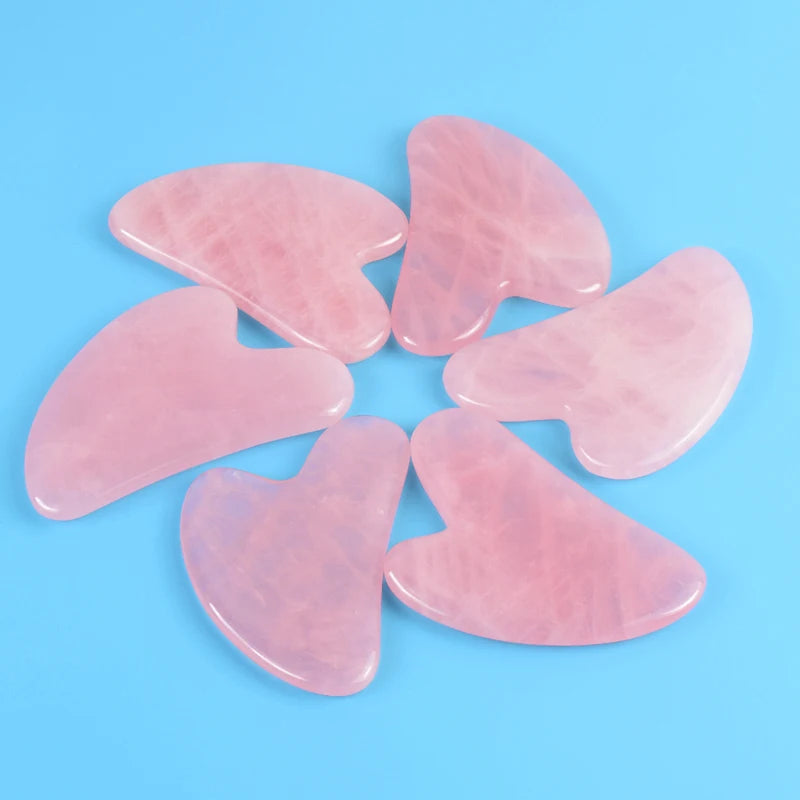 Natural Jade Gua Sha Facial Massage Tool – Face & Neck Beauty Scraping Stone, Manual Skin Care Tool