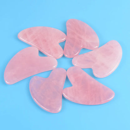 Natural Jade Gua Sha Facial Massage Tool – Face & Neck Beauty Scraping Stone, Manual Skin Care Tool