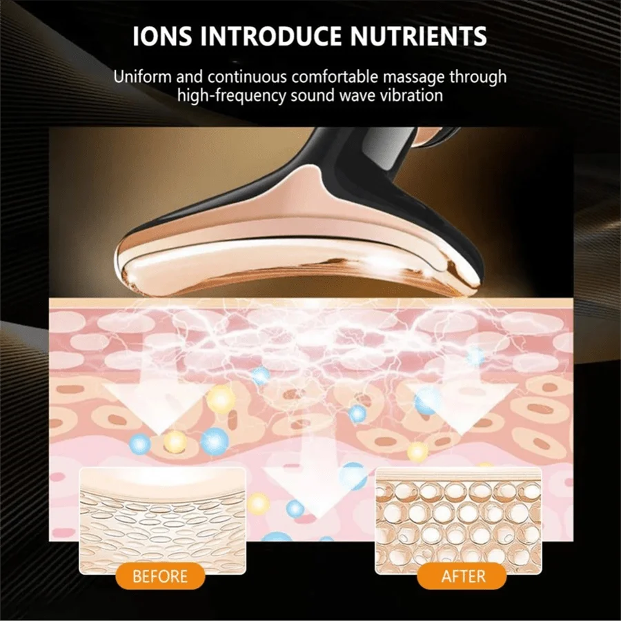 Portable Electric Face & Neck Massager – Skin Toning & Personal Beauty Tool