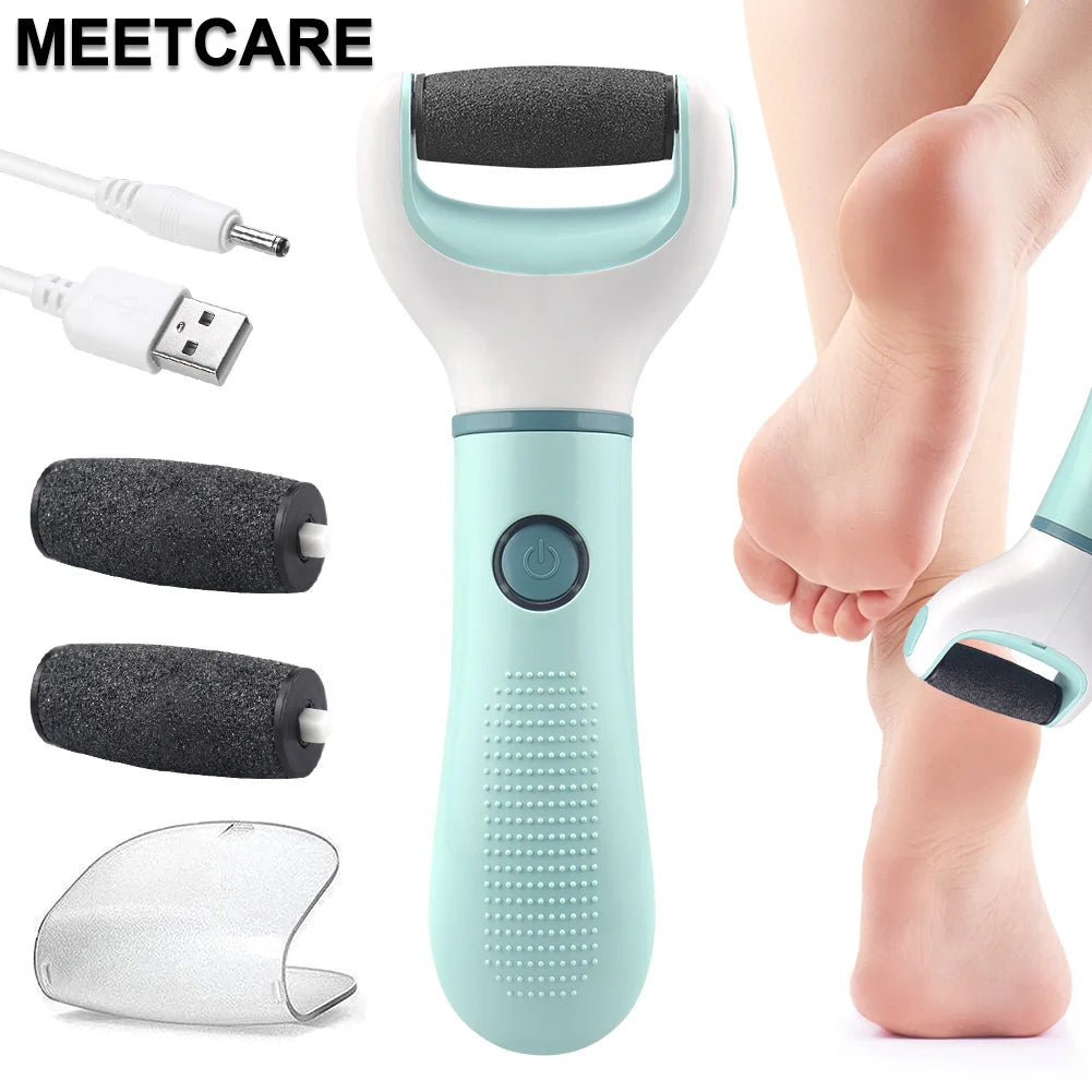 Wireless Electric Foot Grinder – Waterproof Callus Remover & Pedicure Tool for Dead, Hard, and Cracked Skin