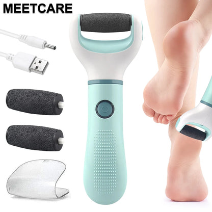 Wireless Electric Foot Grinder – Waterproof Callus Remover & Pedicure Tool for Dead, Hard, and Cracked Skin