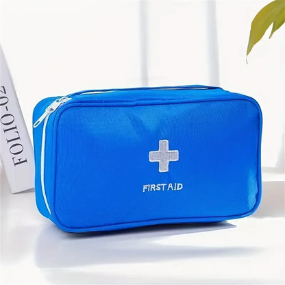 Portable First Aid Kit Bag Emergency Medical Storage Organizer Travel Survival Pouch