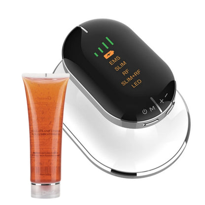 EMS & RF Body Slimming Machine with Fat Burner Gel – Radio Frequency, Microcurrent, IPL Body Sculpting & Weight Loss Massager