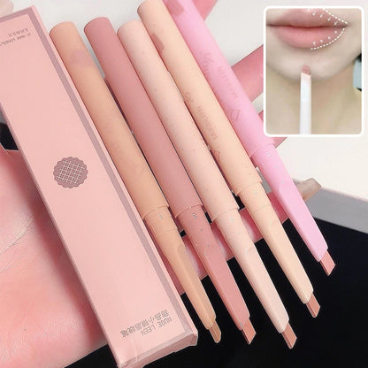 Automatic Rotating Lip Liner Pencil – Waterproof, Long-Lasting, Smooth Application, No Sharpening Needed