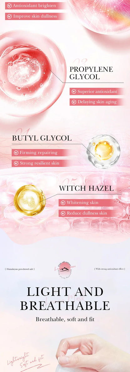 5pcs SADOER Himalayan Pink Salt Face Mask – Hydrating, Brightening & Firming Facial Skincare Treatment