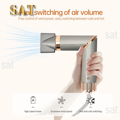 6-in-1 Hot Air Hair Styler Dryer Brush Auto Curler Straightener Volumizer 1400W
