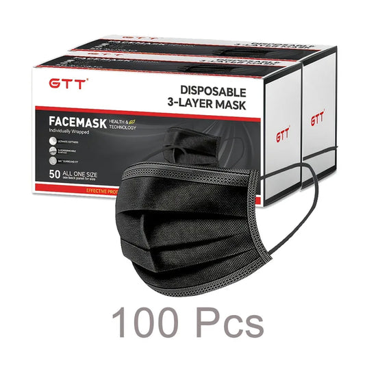 KN95-Style Disposable Face Masks 100–500 PCS Breathable Anti-Dust Earloop Protective Masks Adult