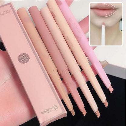 Automatic Rotating Lip Liner Pencil – Waterproof, Long-Lasting, Smooth Application, No Sharpening Needed
