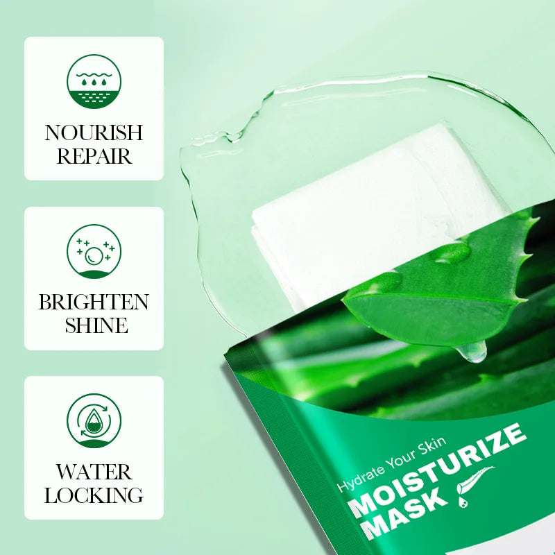 10 Pcs Fruit Facial Masks – Moisturizing, Brightening & Firming Korean Skincare Sheet Masks for Hydrating Face Care