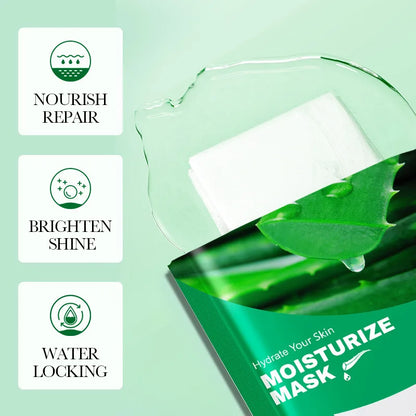 10 Pcs Fruit Facial Masks – Moisturizing, Brightening & Firming Korean Skincare Sheet Masks for Hydrating Face Care