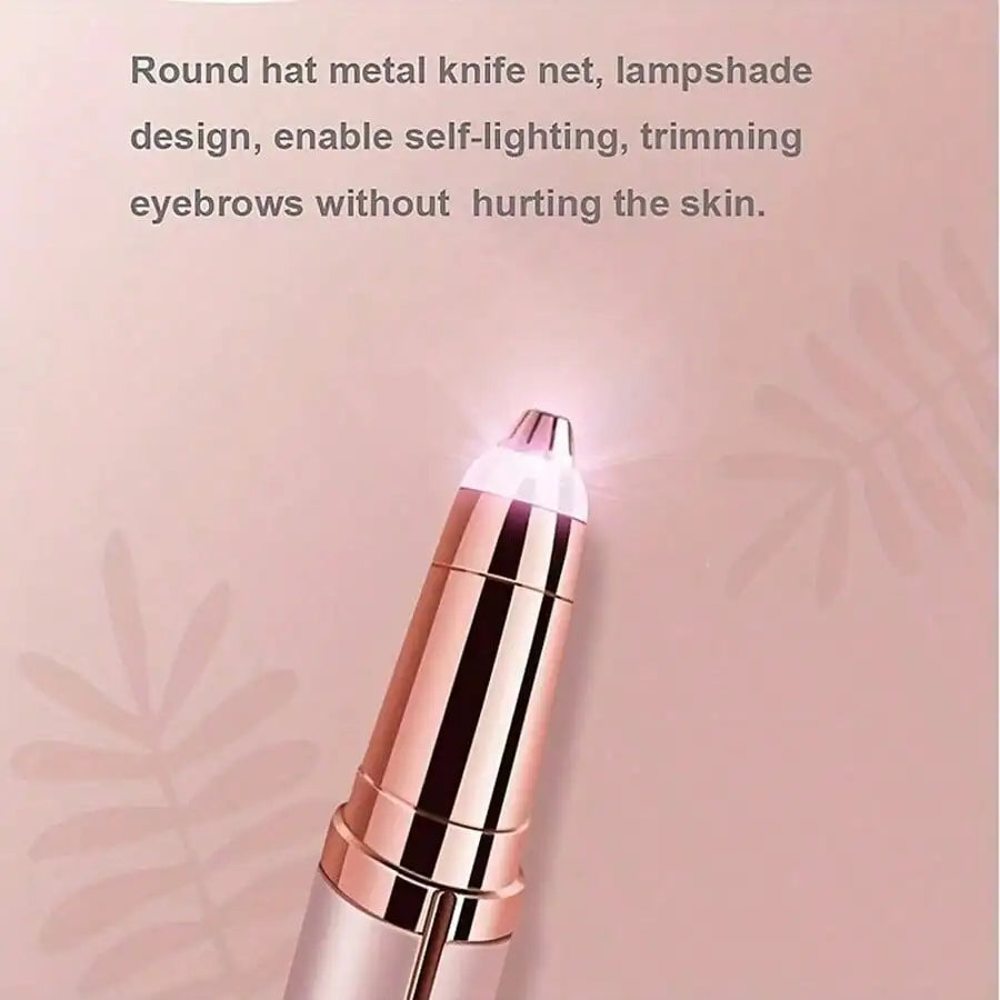 Women’s Electric Eyebrow Trimmer & Facial Hair Remover – Rechargeable Precision Brow Shaper Pen