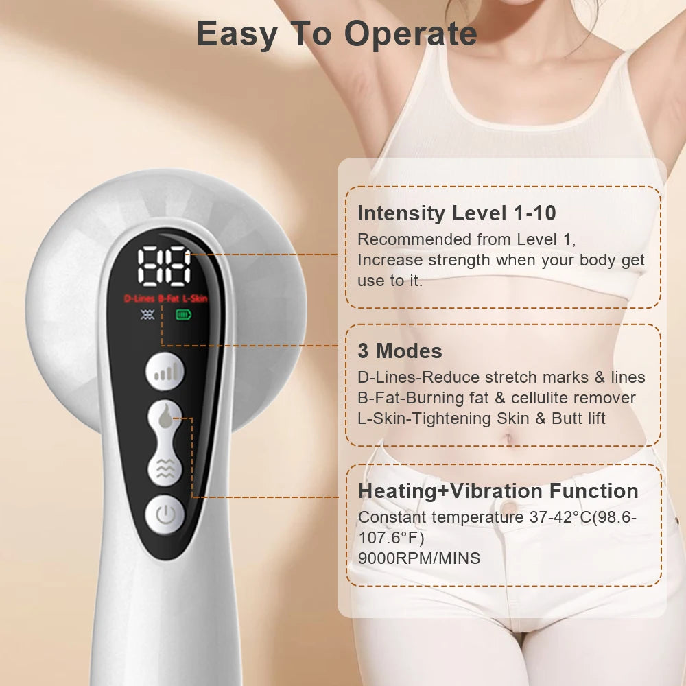 Electric EMS Body Massager & Sculpting Device – Cordless Microcurrent Belly, Arms & Legs