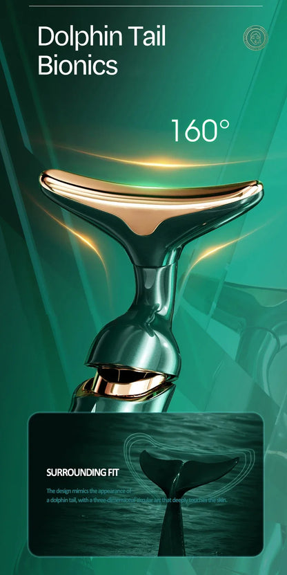 3-in-1 Facial Beauty Massager – Skin Toning Tool for Face, Neck & Eyes