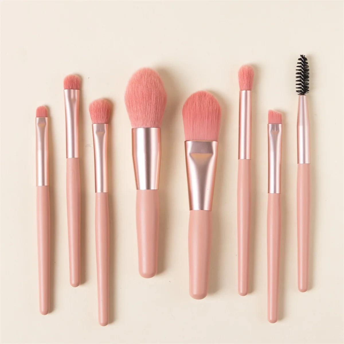 8PCS Soft Fluffy Makeup Brush Set Foundation Blush Powder Eyeshadow Kabuki Blending Brushes