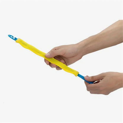 12-Pack Heatless Hair Curlers – Soft Bendy Roller Rods for Waves & Curls, No Heat Styling Tools