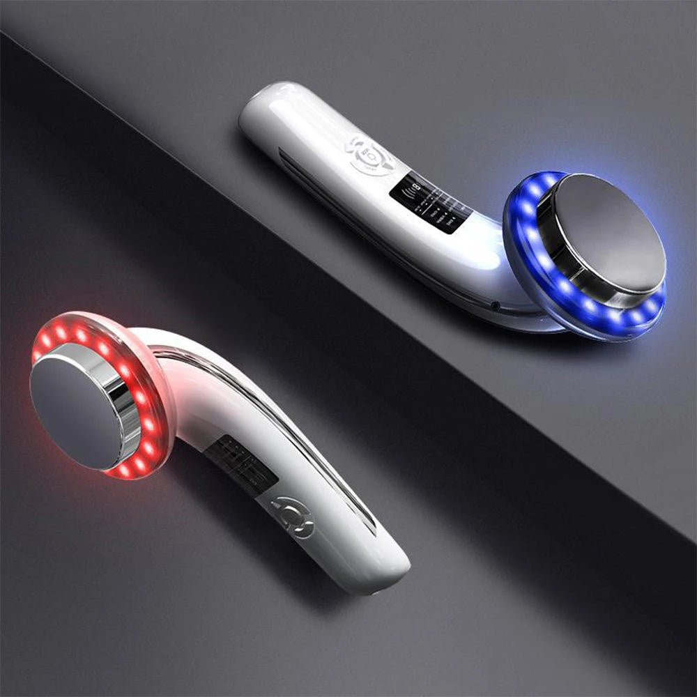 6-in-1 EMS Ultrasonic Body Slimming & Face Lifting Massager Machine – Infrared Therapy