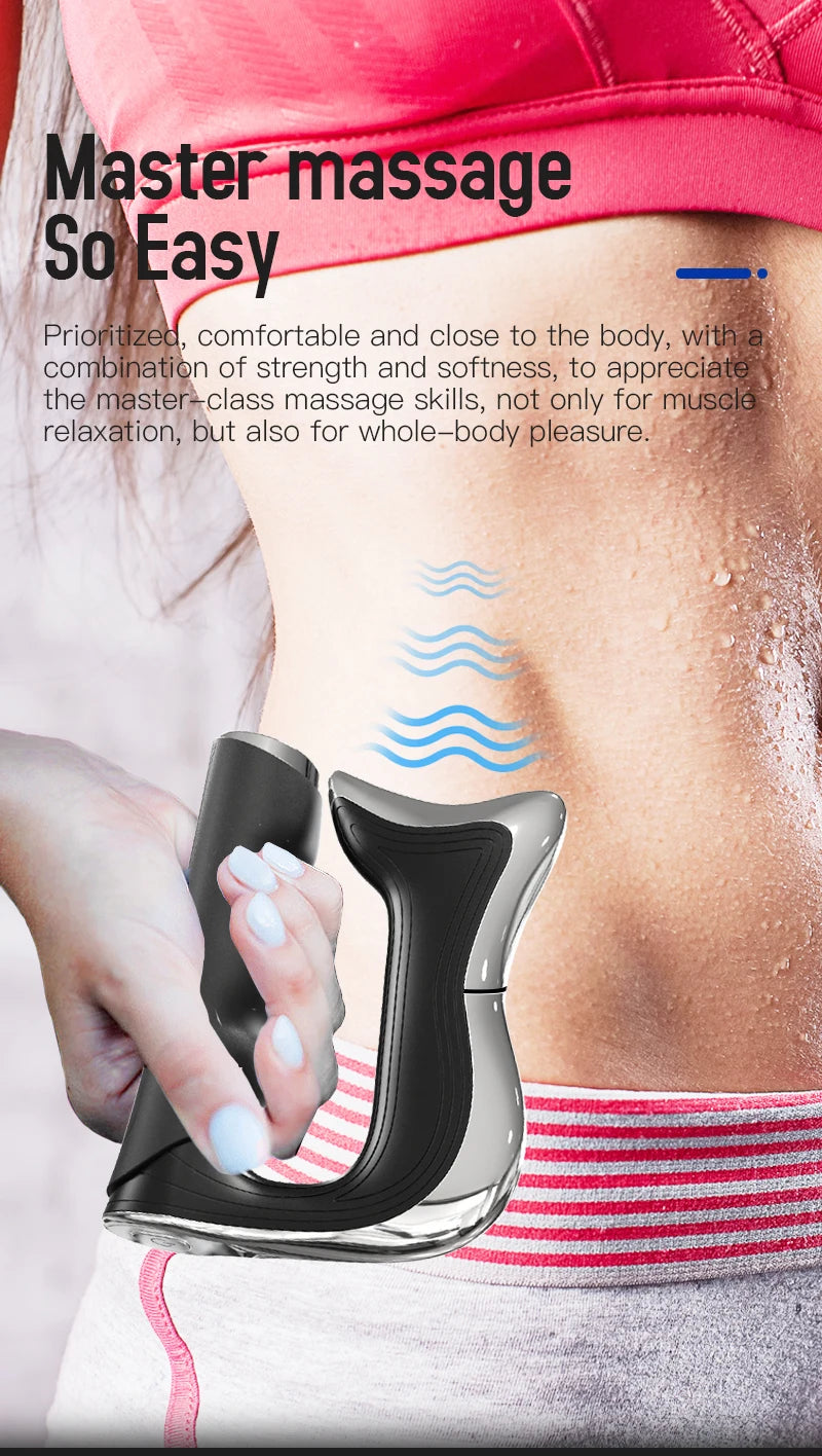 Electric Vibration Fascia Massage Blade – Handheld Muscle Relaxation & Body Massage Tool