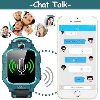 Lenovo Kids Smart Watch SIM Card Calling Camera GPS Touch Screen Android iOS