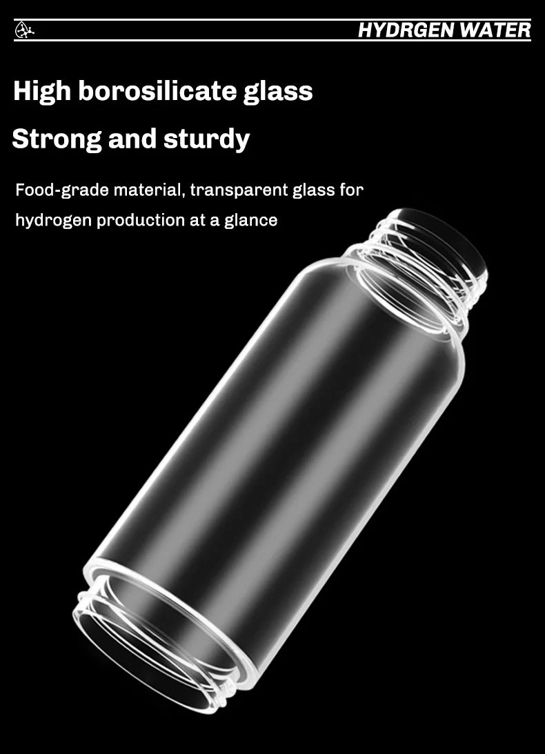 Portable Electric Hydrogen Water Bottle – Titanium Filter, USB Rechargeable, Hydrogen-Rich for Health & Wellness