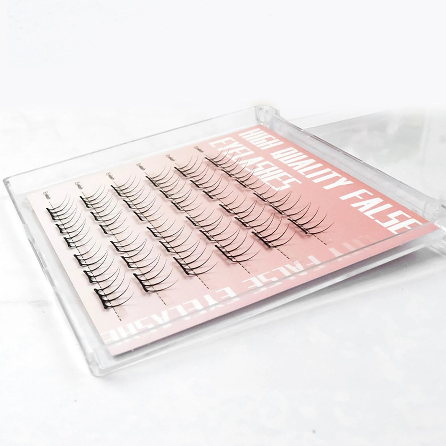 Press-On Lash Clusters 7–13mm – Natural Look Individual False Eyelash Clusters for DIY Lash Extension, Daily Wear & Cosplay