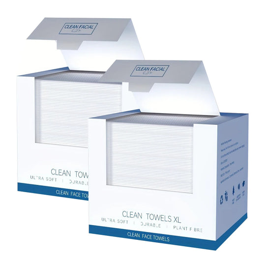 Disposable Facial Cleansing Towels – Thickened Large Size (26×30cm), 40 Count/Box, Soft & Durable for All Skin Types, Unisex