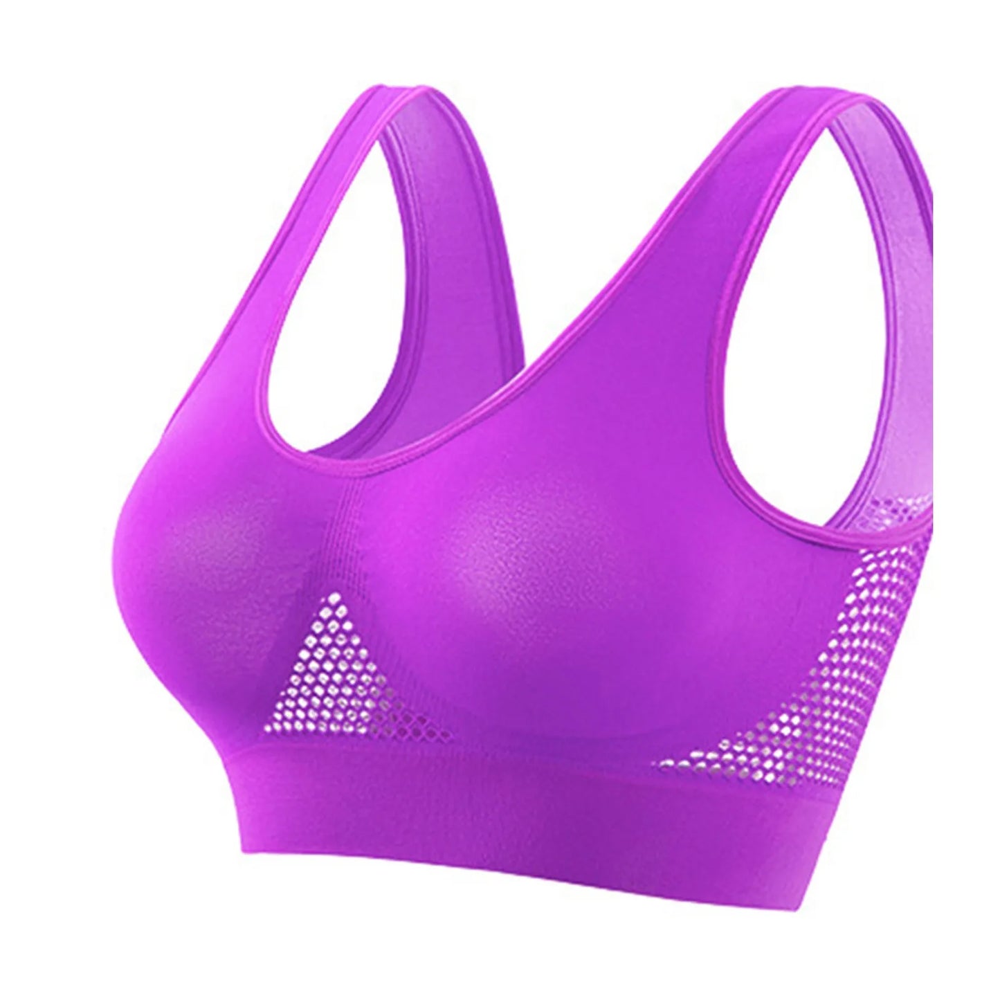 Women’s Sports Bra – Breathable Support Yoga & Running Bra, Soft Shock-Absorbing Fitness Top (No Underwire)